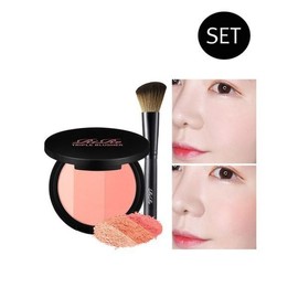 Lir Half Club/(Brush) Triple Blusher/3-color Blusher / 리르 (브러쉬 ) 트리플 블러셔3색 블러셔