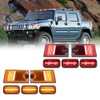 GTINTHEBOX Front Rear Cab Roof light Compatible with 2003-2009 Hummer