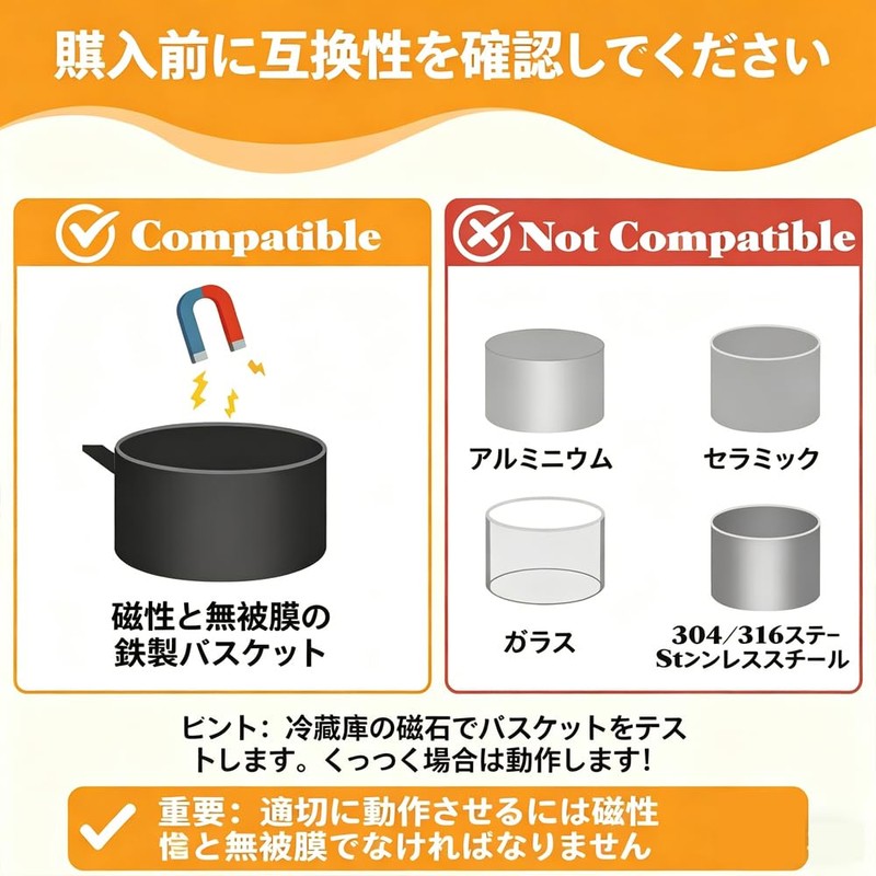 XVYUDVMI ノンフライヤー用 シリコンマグネット ノンフライヤー シート対応 エアフライヤー 紙対応 空气炸锅 短い 3枚