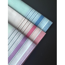 10Pack Quality Women Handkerchiefs | 100% Cotton Classic Large Handkerchiefs | Multicolor Striped And Plaid Vintage Pocket Squares | Suitable For Daily use And Gifts