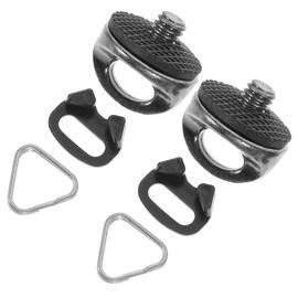LABRIMP 1 Set Camera Clip Split Ring Set with Triangle Hook Fixing Screw Mount for DSLR Mirrorless Cameras Quick Release Neck Strap Accessories