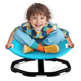Winnrok Spinning Chair with Handles for Autistic Kids, Sensory Swivel Chair for Toddler Easter Gifts, Sensory Toys for Kid with ADHD Autism, Sit and Spin Toy for Easter Basket Stuffers for Teens