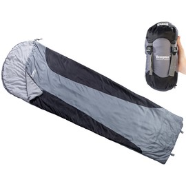 Semptec Urban Survival Technology Lightweight Summer Sleeping Bag: Ultralight Summer Sleeping Bag, Microfibre, 195 x 75 x 60 cm (Lightweight Summer Sleeping Bag, Camping, Hut Sleeping Bag)