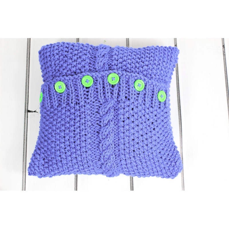 Knitting Pattern for Super Chunky Cushion Covers, Cushion Cover Knitting