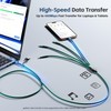 SIQIWO 100W Multi Charging Cable, 4 in 2 USB C