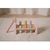 Little Dutch 7346 FSC Wooden Hammer Bench Fairy Garden Pink
