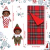 2 Pieces Christmas Elf Dolls Boy and Girl Mini Baby