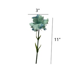 11 Inch Bouquets 10 Stem Carnations,Outdoor UV Resistant No Fade Artificial Flower,Mini Carnation Silk Petals Fake Flowers Forever Plants for Photo Props Home Party and Wedding Decor (Red-10)