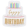 Slant Collections Donut Shaped Die-Cut Disposable Paper Party Napkins, 20-Count,