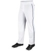 League Outfitters MVP Open Bottom Baseball Pants with Piping -