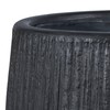 SAFAVIEH Outdoor - Francia Black Concrete Ficonstone Planter Pot with