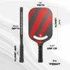 Warping Point Pickleball Paddle, Carbon Fiber, Thermoformed, Edgeless Design, USAPA