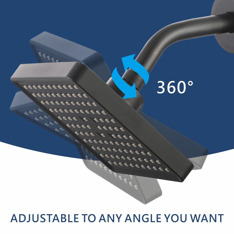 Eolax High Pressure Rain Shower Head, High Flow Pressure Boosting