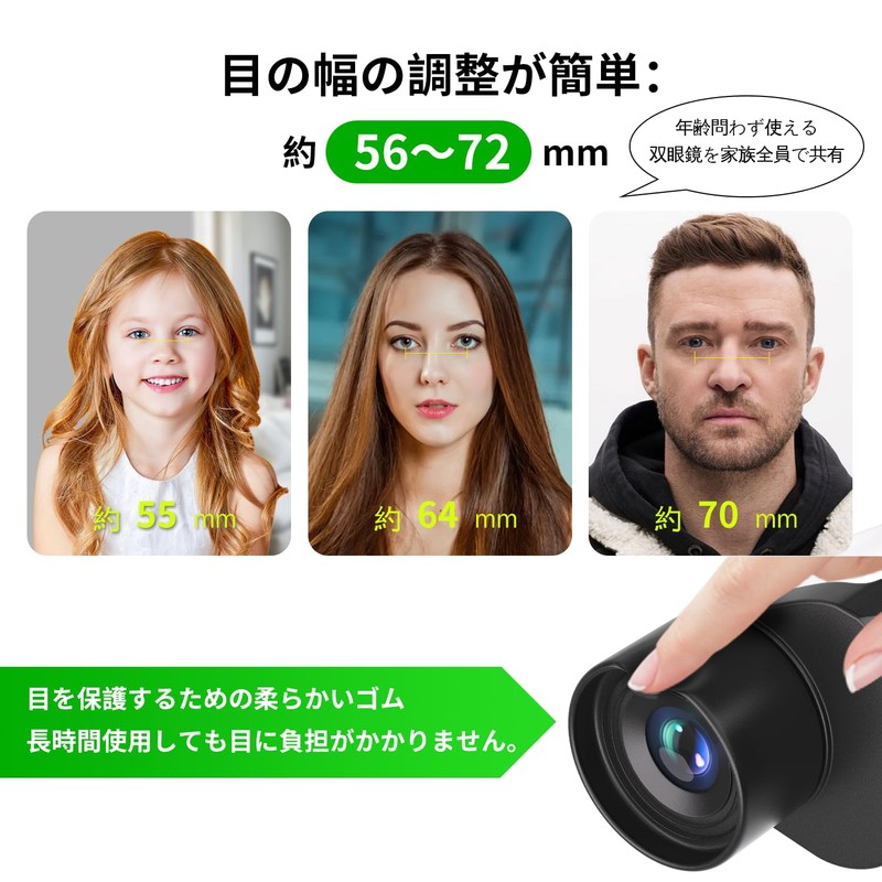 Binoculars for Live Use, 10x Opera Glass, Vibration Proof, Lightweight,