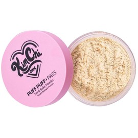 KimChi Chic Puff Puff Pass Set & Bake Powder with Rice Powder & Vitamin-E, Lightweight & Translucent Makeup, Cosmetic Setting Powder:_03 Translucent