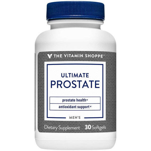 The Vitamin Shoppe Ultimate Prostate - Unique Blend for Prostate Health with Antioxidant Support; Saw Palmetto to Help Promote & Protect Overall Prostate Health (20 Softgels)