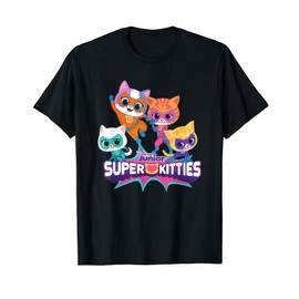 Super Kitties Group T-Shirt, black