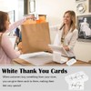 100 PCS Thank You Cards 9x5cm Blank Greeting Cards Elegant