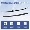 Front Grill Black Trim for Honda CRV 2023-2026 Grille Chrome
