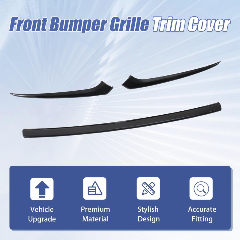 Front Grill Black Trim for Honda CRV 2023-2026 Grille Chrome