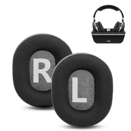 DowiTech Breathable & Durable Ear Pads Replacement Cushions Compatible with Artiste ADH300 2.4GHz TV Wireless Headphones Ear Pads with Mesh Fabric and Memory Foam