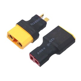 1 Pair ShareGoo RC T Plug to XT90 Female Male Adapter Connector for RC Car Boat Drone Lipo/NiMH Battery Charger