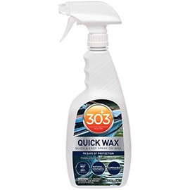 303 Products Marine Quick Wax Cera de Pulverización Marina, 90 Días de Protección, 946 ml, 30213