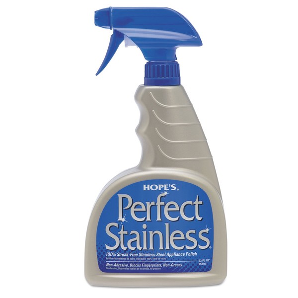 Hopes Perfect Stainless Stainless Steel Cleaner and Polish, 22oz Bottle
