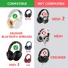 Geekria Almohadillas de repuesto para audífonos Skullcandy Crusher Bluetooth inalámbricos,