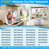 [2 pack] Upgraded W11366475 Refrigerator Door Shelf Bin Compatible with