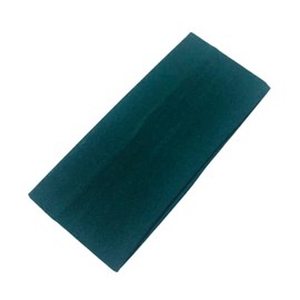 9 cm Wide Headbands Plain Stretchy Fabric Kylie Bandeau Hairband (Dark Green)