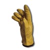 Premium Fleece Lined Yellow Leather Winter Thermal Cold Work Gloves