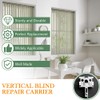 Vertical Blind Repair Carrier with Stem and Gear, Vertical Blinds