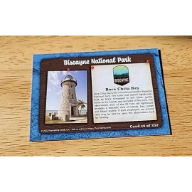 2022 Fascinating Cards U.S. National Parks #17 Biscayne Boca Chita Key