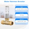 Yqimtion Propress Water Hammer Arrestor (2-Pack) - 1/2" Copper Press
