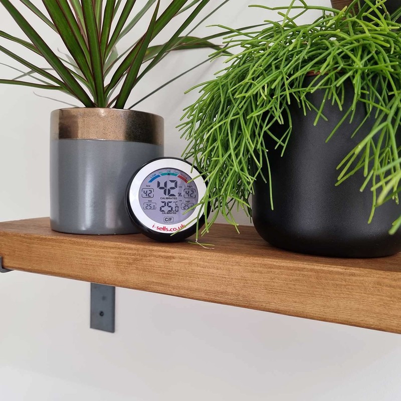 i-sells Digital Hygrometer Thermometer - Humidity Meter
