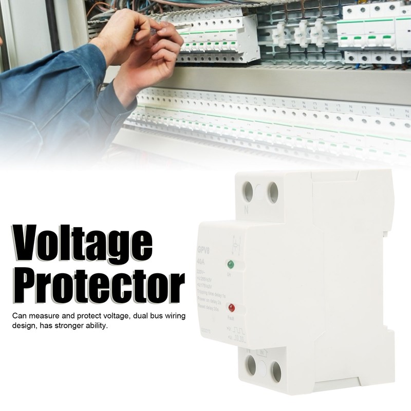 Voltage Protector GPV82pD Surge Protective Device Automatic Reset with LED