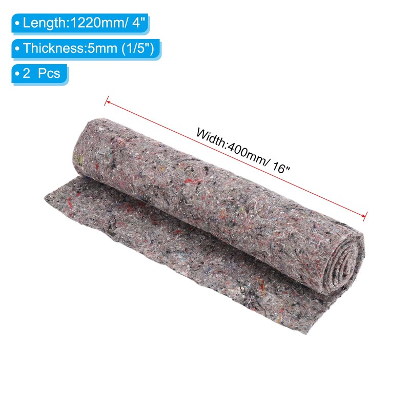 PATIKIL 16 x 48 x 0.2 inch Pipe Insulation Blanket,2Pcs