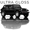 VViViD+ Ultra Gloss Black Metallic Diamond Crystal Vinyl Car Wrap