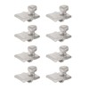 WRS 1/8" Offset Aluminum Storm Door Panel Clips with Screws
