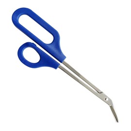 Long Handled Toe Nail Clipper, Cuticle Scissor Nail Clippers Cutters Nippers, Extra Long Thick Scissors Chiropody Podiatry, Nail Scissors Long Handled Sharp Cutters for Fingernail & Toenail