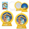 WATINC Christmas Nativity DIY Snow Globe Craft Kit, 12Pcs Jesus