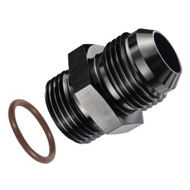 EVIL ENERGY 12AN Flare to 12AN ORB Male Fuel Rail Adapter Fitting Black 1PC