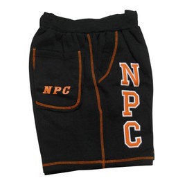 CNP NPC Fleece Shorts-Black/Orange-M