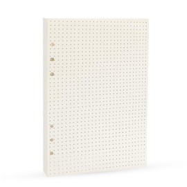 A5 Planner Inserts,Spiral Notebook Refill,6 Ring Binder Refill, Dot Paper for Filofax, Harphia(A5 5.59 x 8.27'',Dotmattrix)