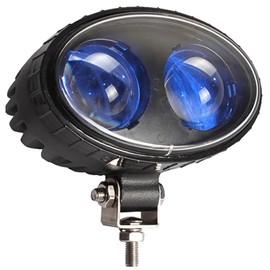 Fuguang LED Forklift Safety Light Blue Spot Light, Warehouse Safe Warning Light 8W Led Chip 10V-100V Wide Voltage 250LM