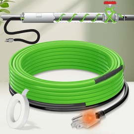 MAXKOSKO 28 Feet Pipe Heat Cable for Water Pipe Freeze Protection, Self-Regulating Heat Tape for Metal And Plastic Home Pipes, Anti-Freeze Pipe Heating Trace System 120 V