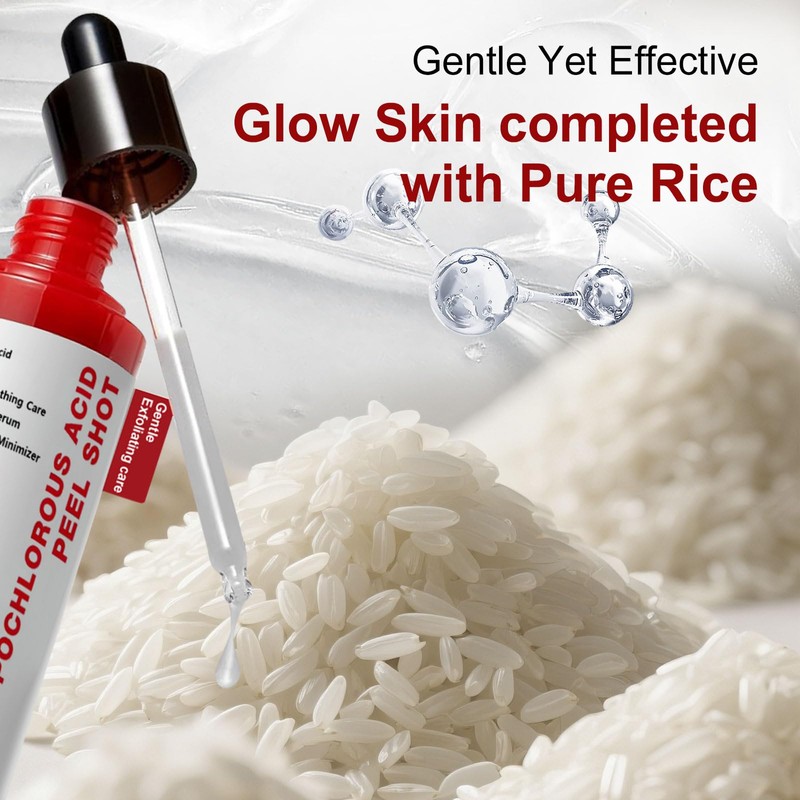 Gentle Exfoliating Serum with Hypochlorous Acid & Rice Extract -