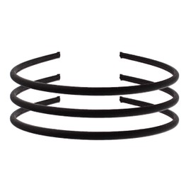 Zac's Alter Ego Set of 3 6mm Satin Alice Bands/Hair Bands/Headbands