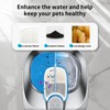 Kactoily 12 Pack Cat Water Fountain Filter & 12 Pump